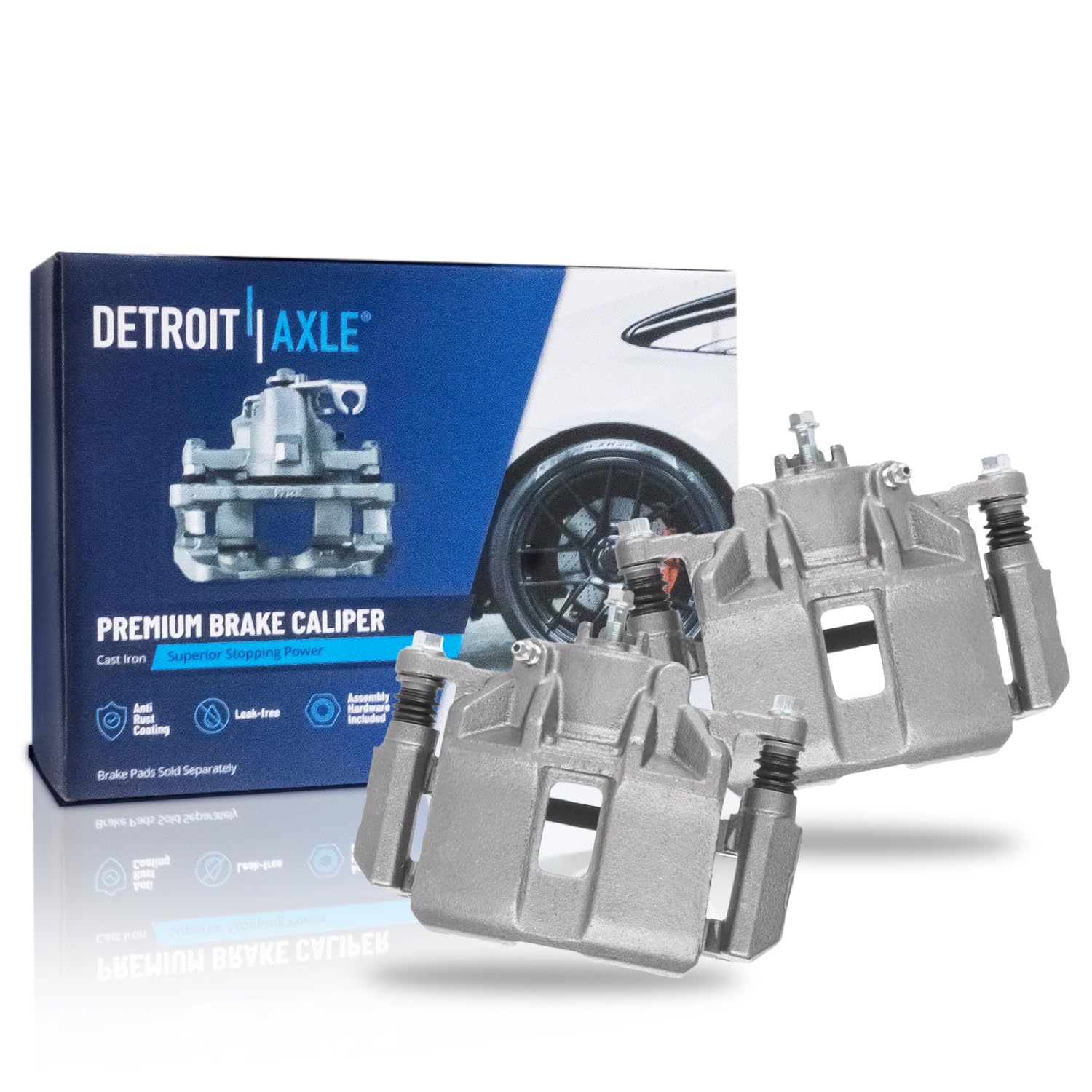 Detroit Axle - 2pc Front Brake Calipers for Honda Accord TL TSX CL