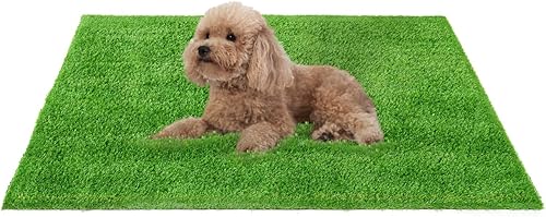 Fencer Wire Césped artificial autodrenante de 30 x 54 pulgadas, tapete de césped sintético falso para mascotas, entrenamiento de orinal de perros,
