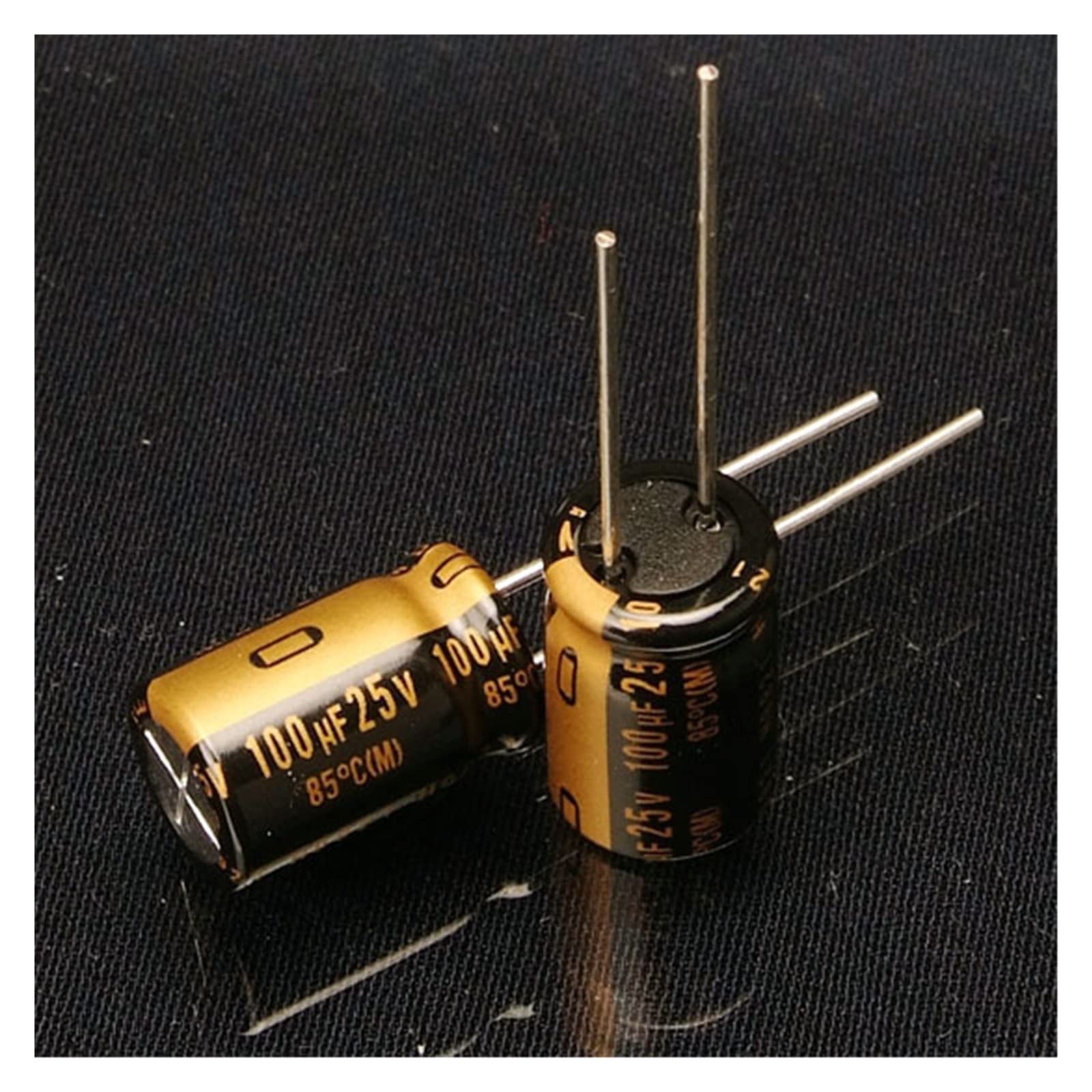 Accessori elettronici Condensatori Condensatore elettrolitico audio originale 30PCS, 100Uf/25V