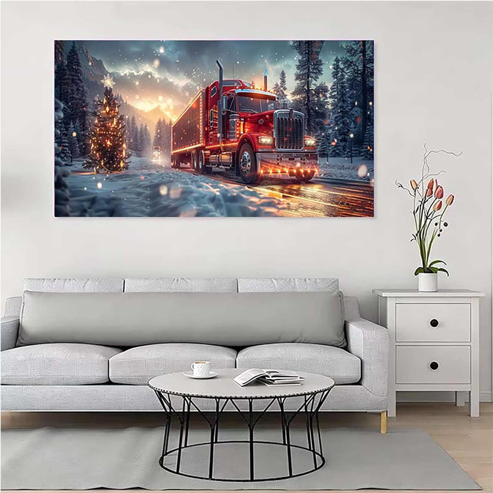 Camion Diamond Painting Grandi Dimensioni 80x160cm, Diamond Painting F-9574