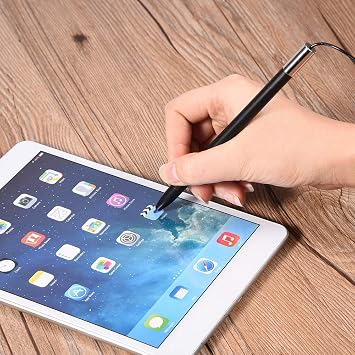 Tyenaza Stylus Pen, Resistance Capacitive Touch Screen Spring Stylus with Dock for Car Navigation, Compatible with Most Devices Equipped with A Capacitive Touch Screen