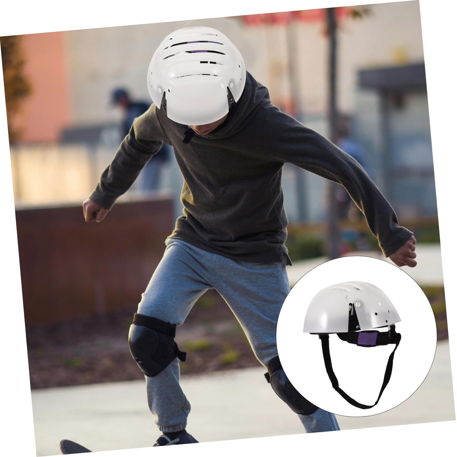 Inserto per Casco di Sicurezza Leggero Bianco in Polietilene