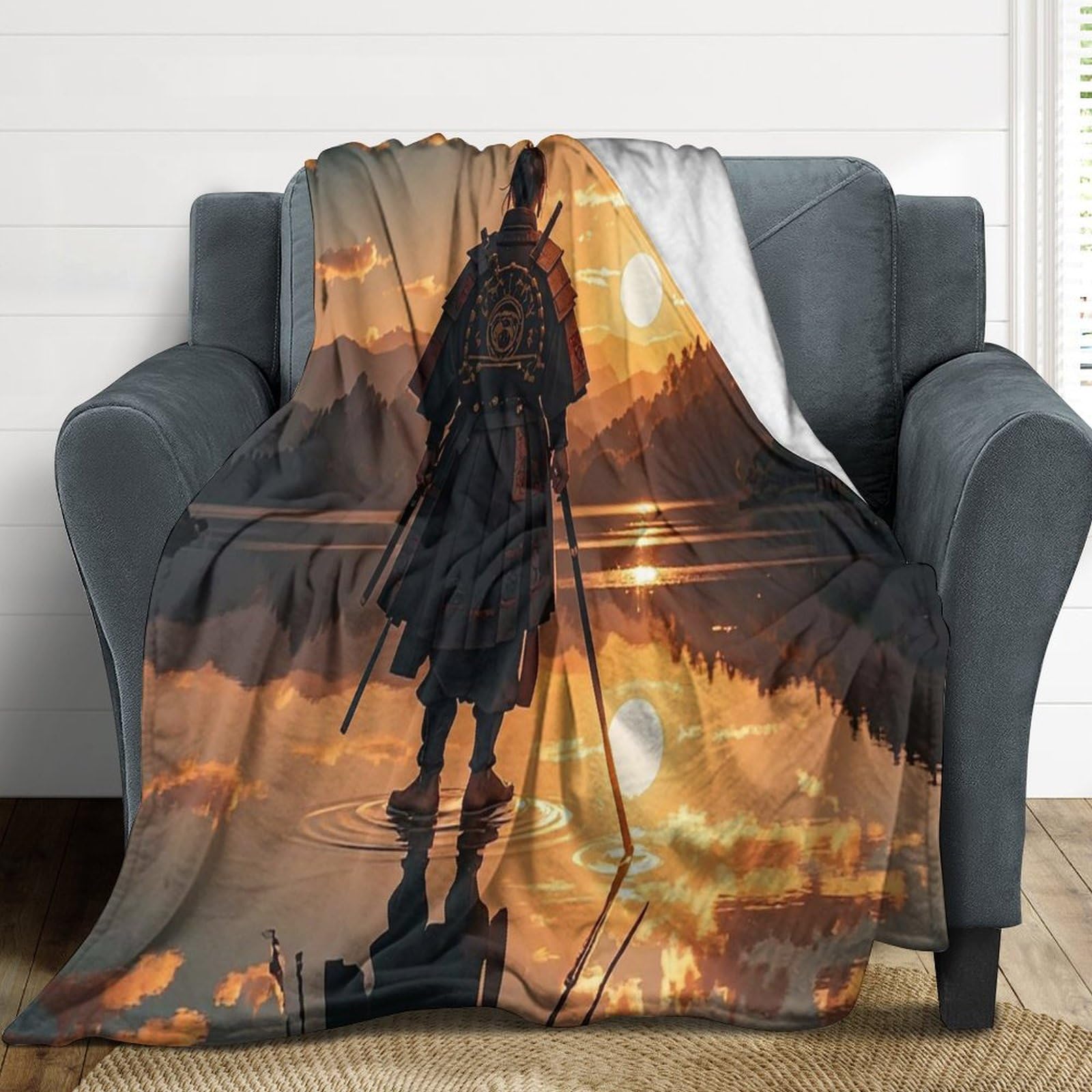 Couverture lit légère en flanelle contre le froid sur le canapé