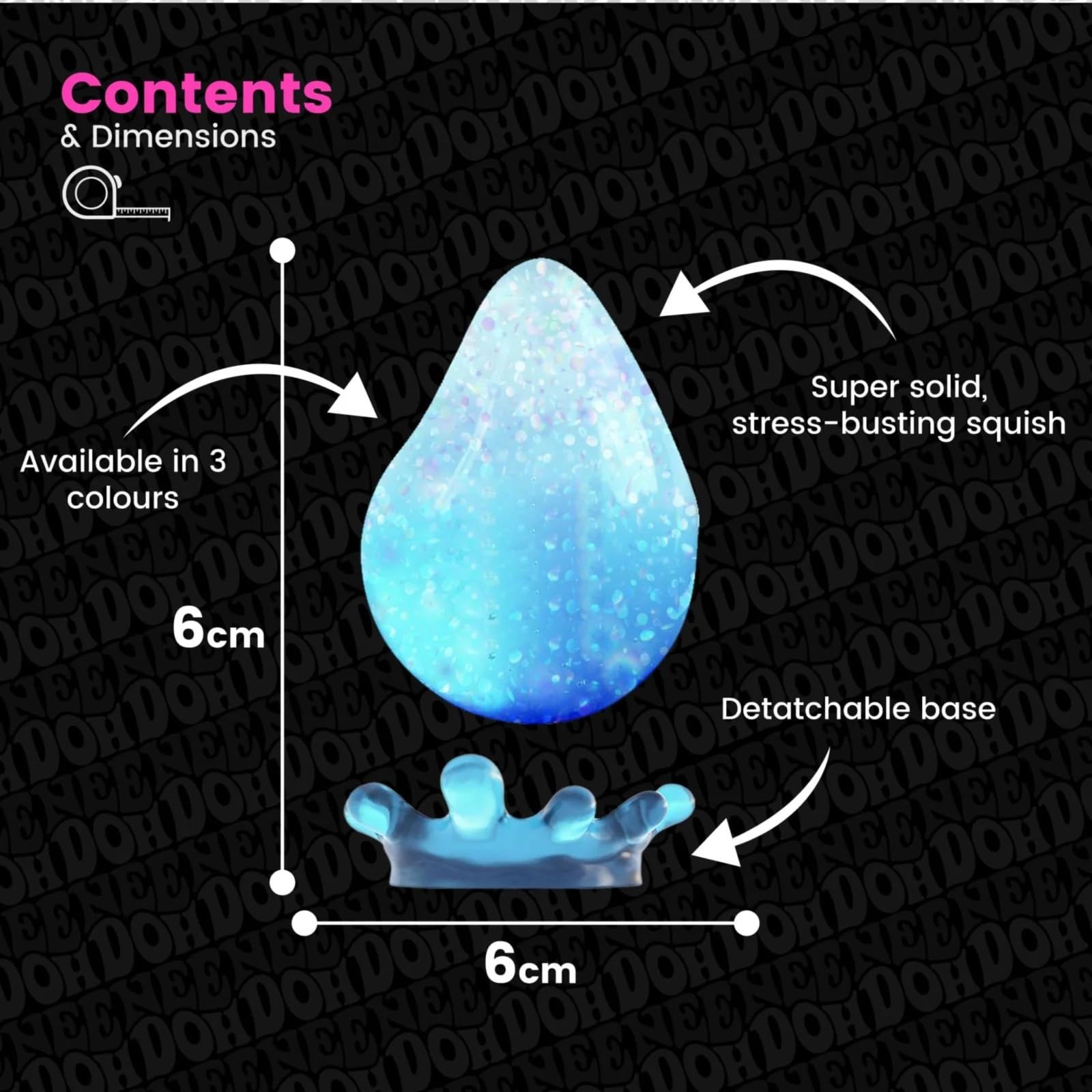 FQZWONG 1 Packs Dream Drop Stress Balls for Adults Fidget Adults, Fidgets Silicone Sensory for Autism, ADHD, Sensory Stress Relief Birthday Day Gifts1 — view 5