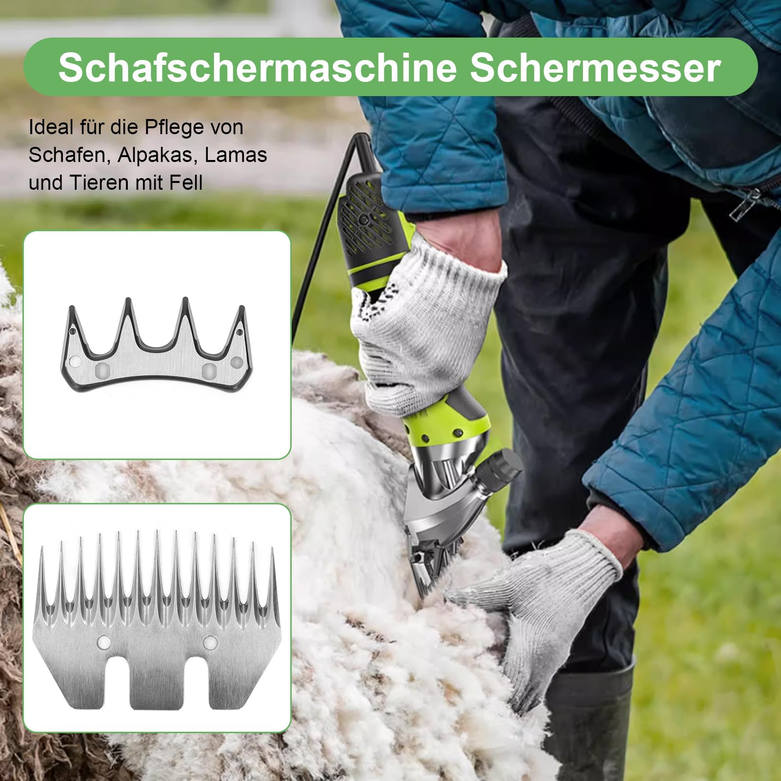 Lama per Tosare le Pecore 13 Denti Elettrica Professionale per Capre Ricambio