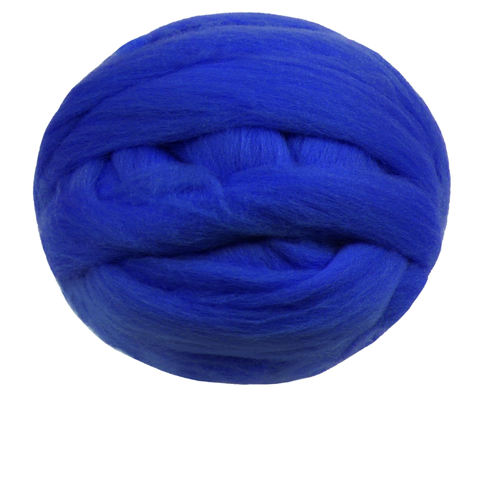 Uiopa Needle Felting Wool, 100g Felting Wool Soft Wool Roving Yarn, Royal Blue Wool Roving for Needle Felting, Wet Felting, Felting Projects, DIY Crafts