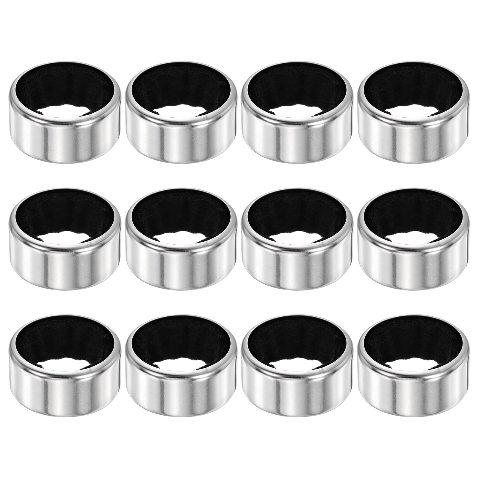 Bague anti-goutte bouteille vin acier inoxydable feutre noir anti-fuite pour bar et maison
