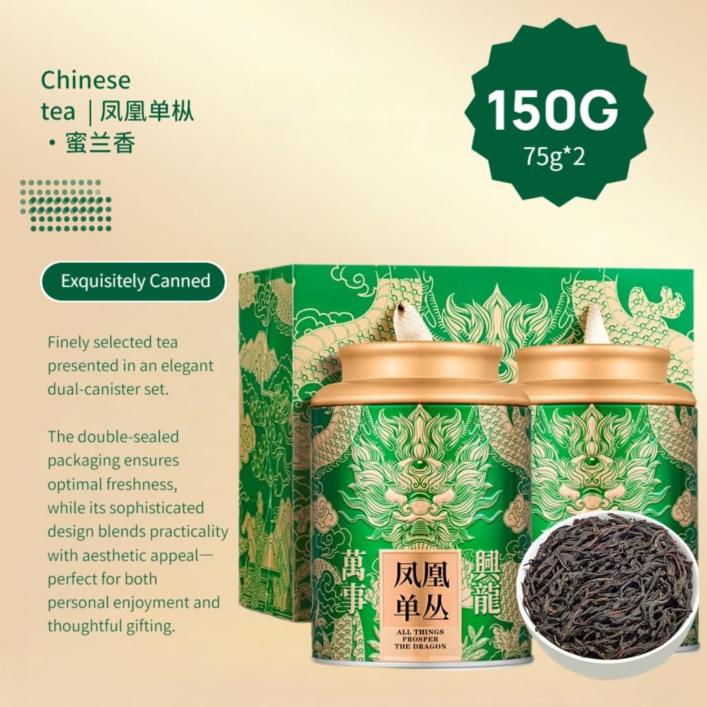 Phoenix Dancong Té Miel Orquídea | Té De Hojas Sueltas | Rico Aroma Floral | Juego De Regalo De Té Premium