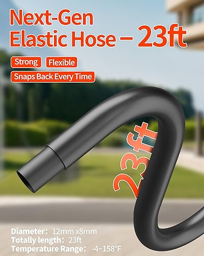 Miniatura 6 de Lavadora a presión inalámbrica alimentada por batería 1100PSI 2.4 GPM Lavadora eléctrica inalámbrica portátil con boquilla 6 en 1, cañón de espuma,