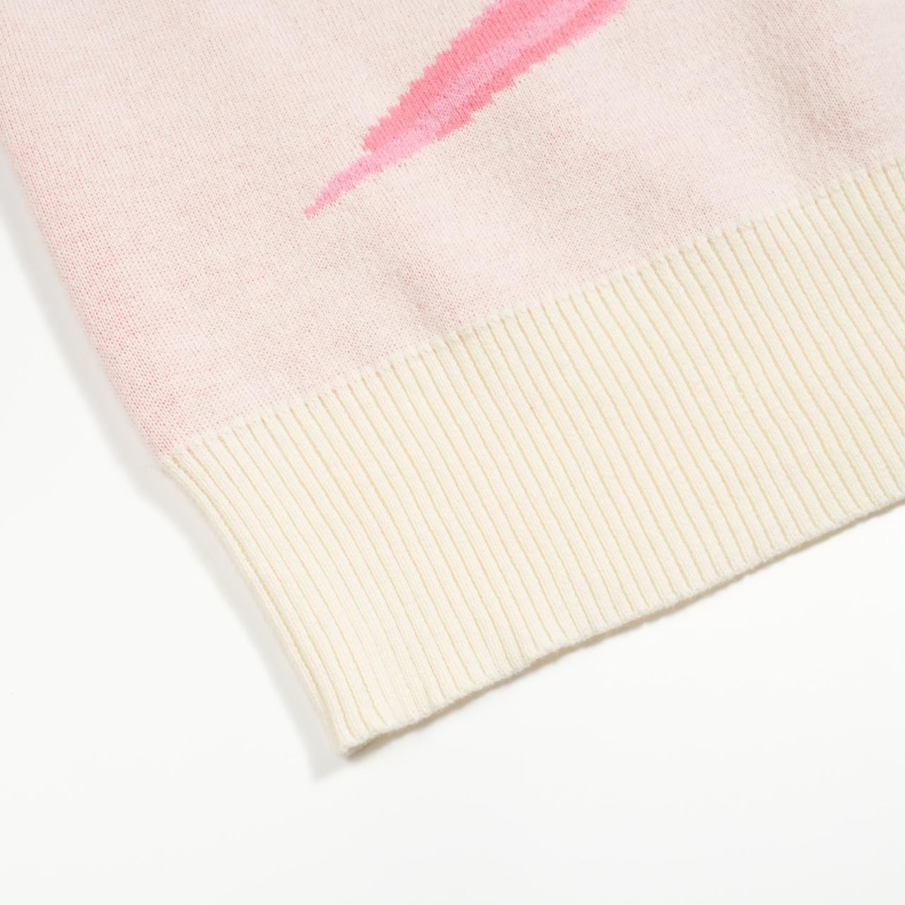 OXKNIT T-shirt d'été en coton tricoté avec épaules dénudées pour femme - Blanc - Motif perroquet rose - Version courte