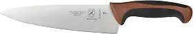 Mercer Culinary Faca de chef Millennia Color Handle 20 cm marrom