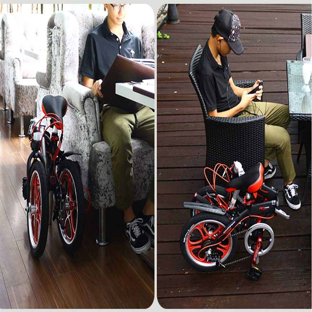 折り畳み式　自転車 Amazon | ミニ自転車折りたたみ自転車、一輪可変速超軽量ポータブル