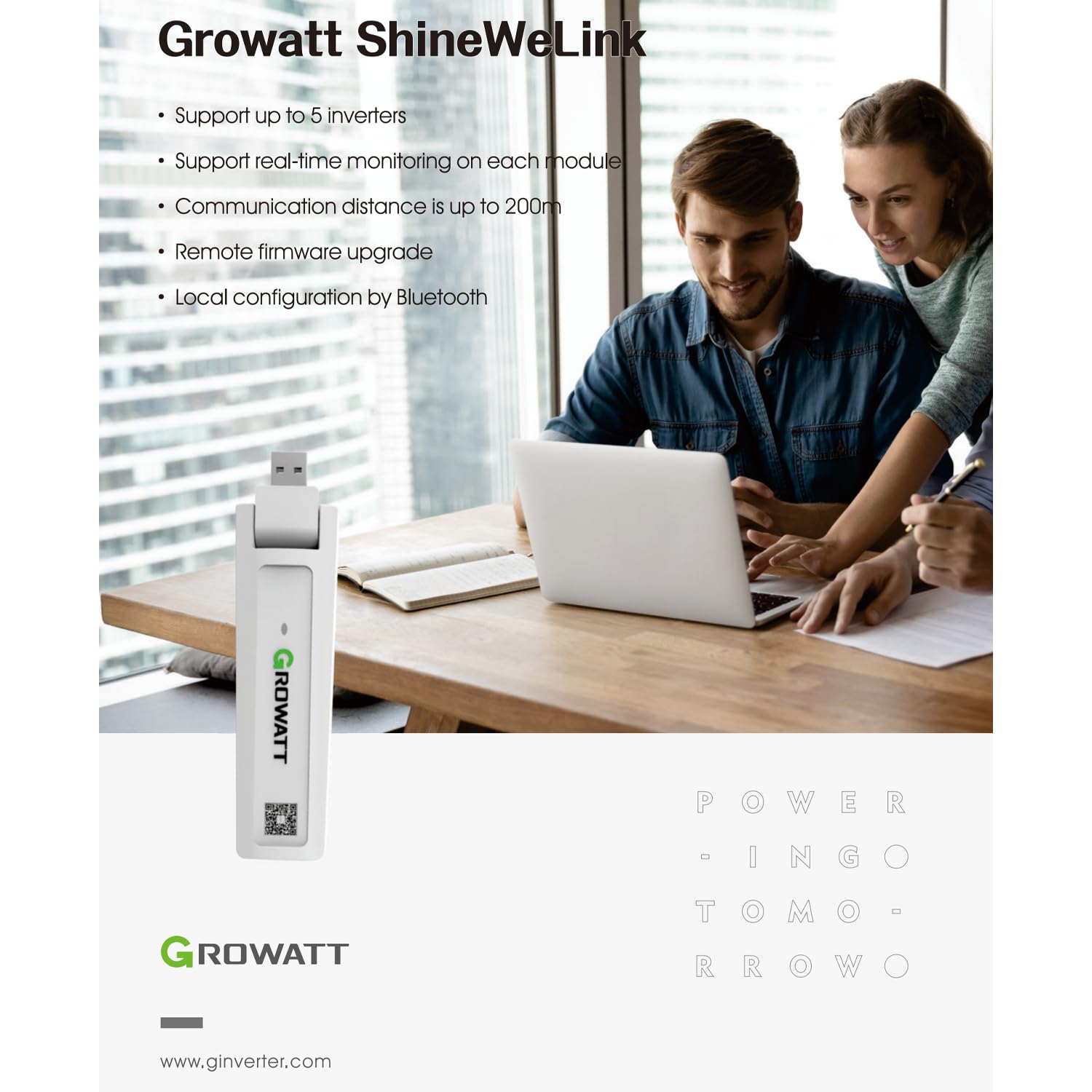 Growatt Wechselrichter NEO1000M-X (RF) EU LoRa 1000 Watt
