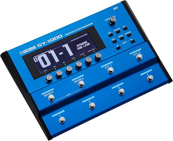 BOSS SY-1 Synthesizer Guitar Pedal, 121 Ultra-Responsive, Polyphonic Sounds, Easy, Plug-And-Play Experience - 4
