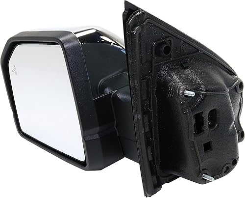 Miniatura 4 de Kool Vue - Espejo calefactable izquierdo para Ford F-150 2015-2017 Power Fold con luz de señal, monitor de punto ciego, memoria y lámpara de charco