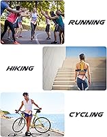 Vista 7 de Labeol Cinturón de hidratación para botella de agua para correr, con soporte para botella de agua, para senderismo, caminar, caminar, riñonera Rosado