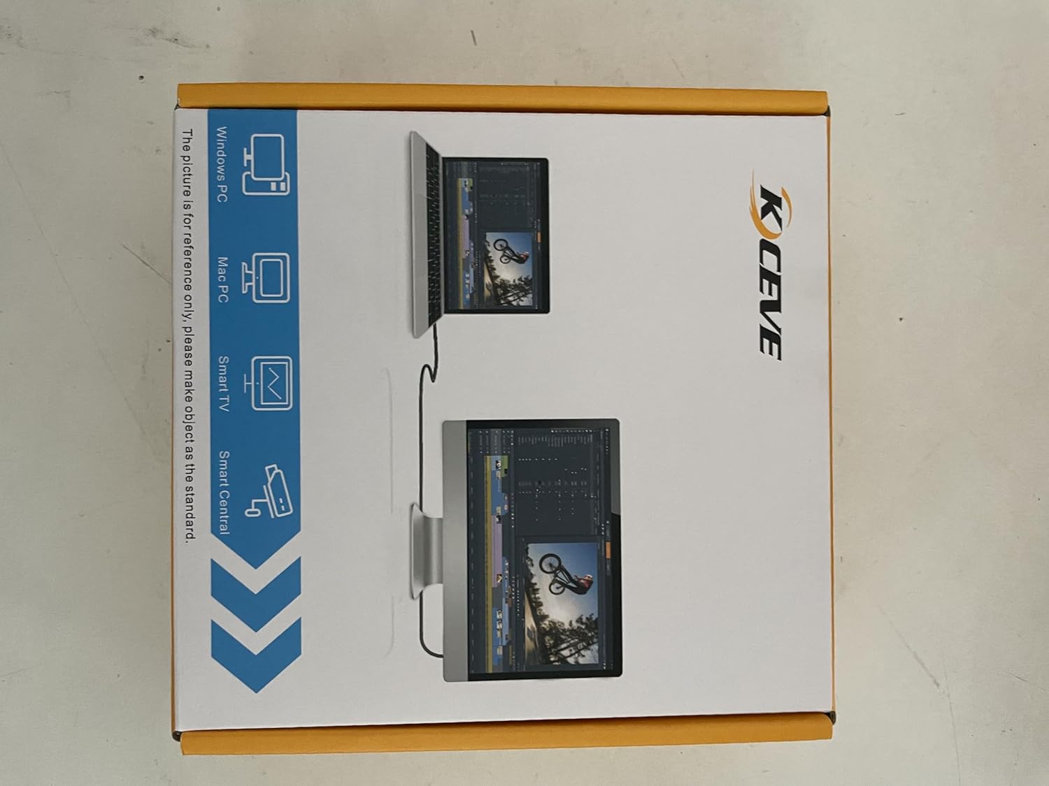 USB-C KVM Switch, KCEVE 2 Ports KVM Type-C Switcher Box Support 4K@60Hz for 2 Computers Share Keyboard Mouse and Monitor, Suppprt 87W PD Fast Charging