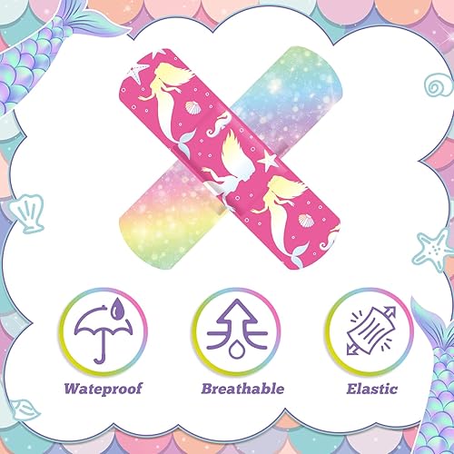 Miniatura 9 de 120 vendajes para niños a granel lindos vendajes flexibles de dibujos animados, impermeables, transpirables, tiras que protegen cortes y rasguños