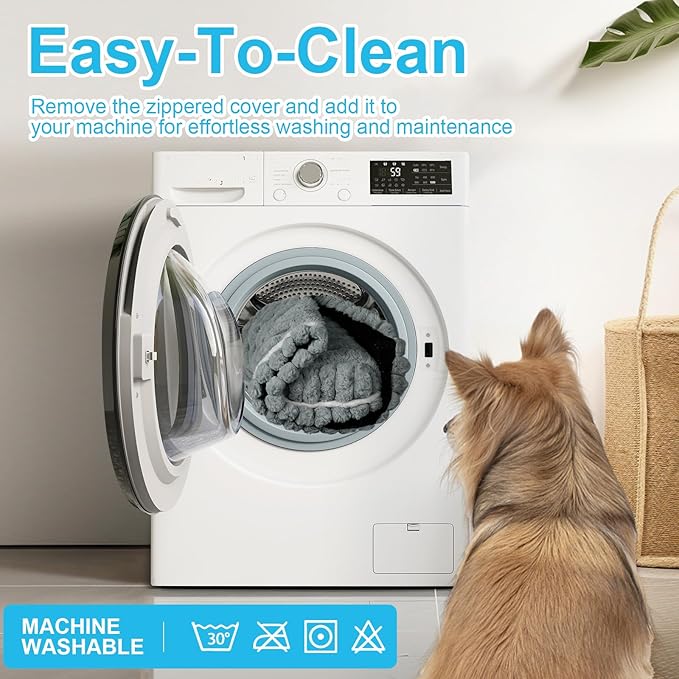 Cama para Perro Grande 104cm Colchoneta Lavable miniatura 6