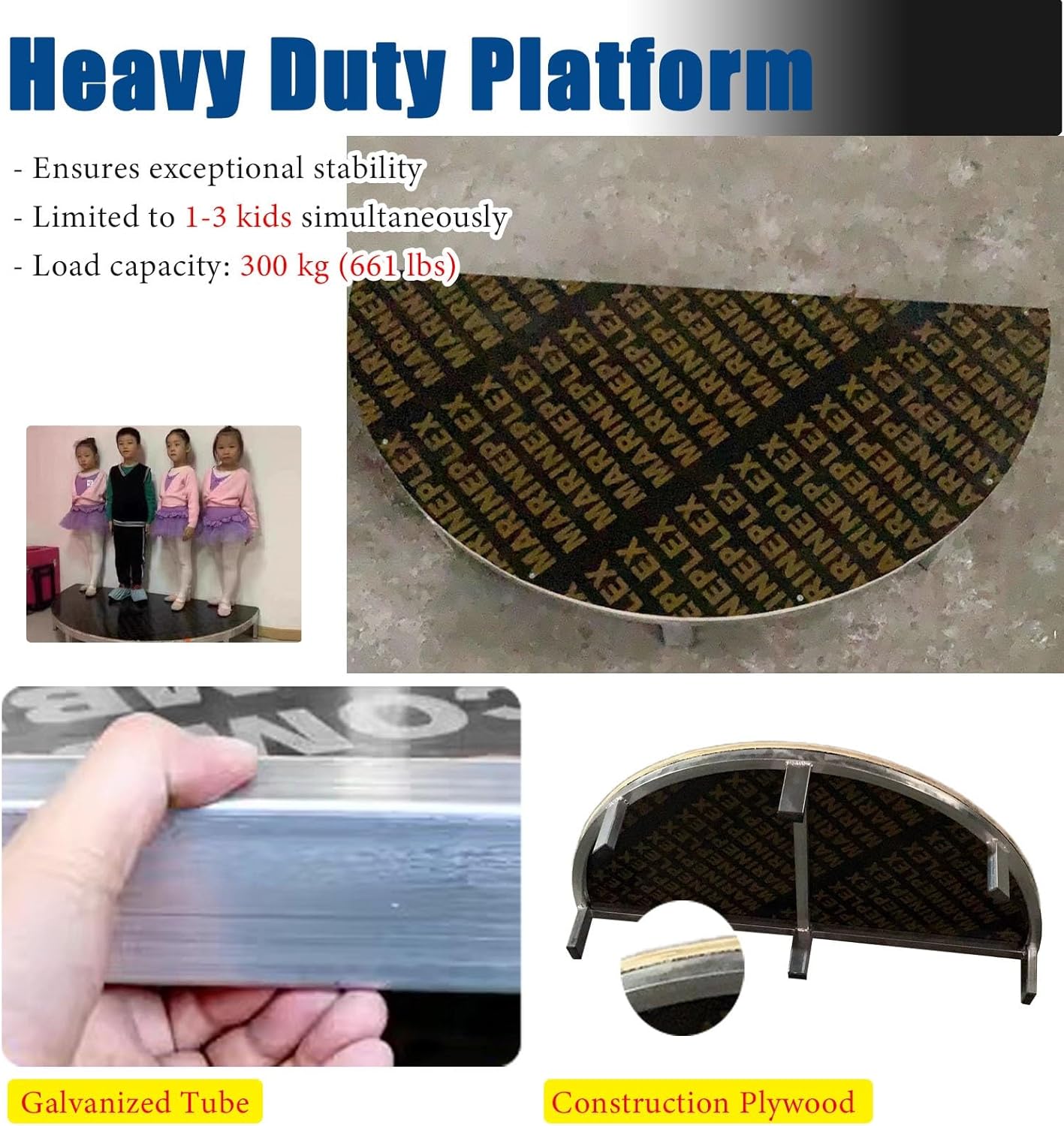 ポータブルステージ 子供用合唱用小型パフォーマンスステージプラットフォーム 半円形ウェディングプラットフォームステージスタンド 教室