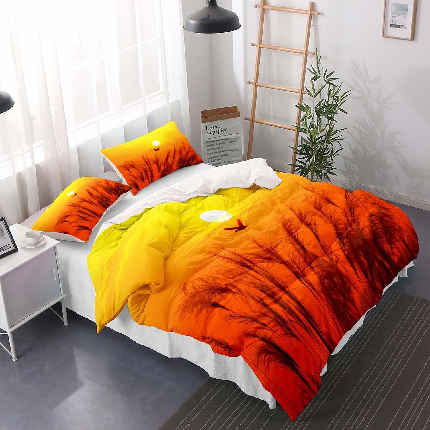 Housse De Couette 140X200 Anime Ado Fille Parure Lit 1 Personne Imprimé