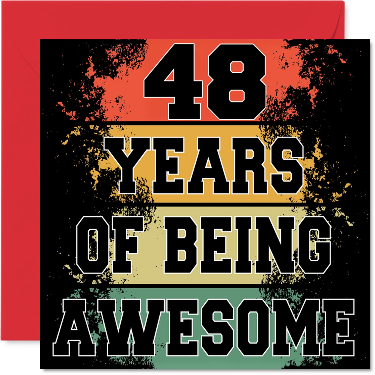 48th Birthday Cards for Women and Men, Being Awesome