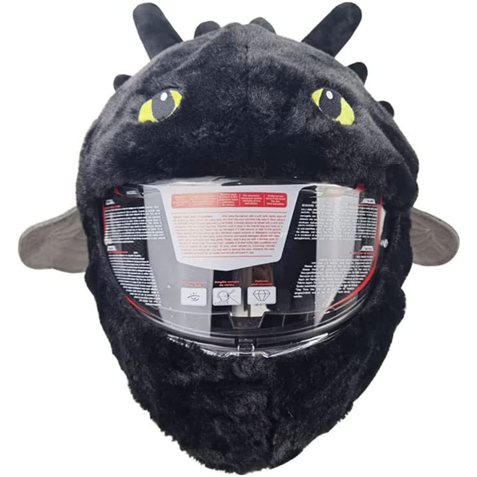 Motorcycle Helmet Cover Animal Plush Motorbike Helmet Cover For Most Full Face H