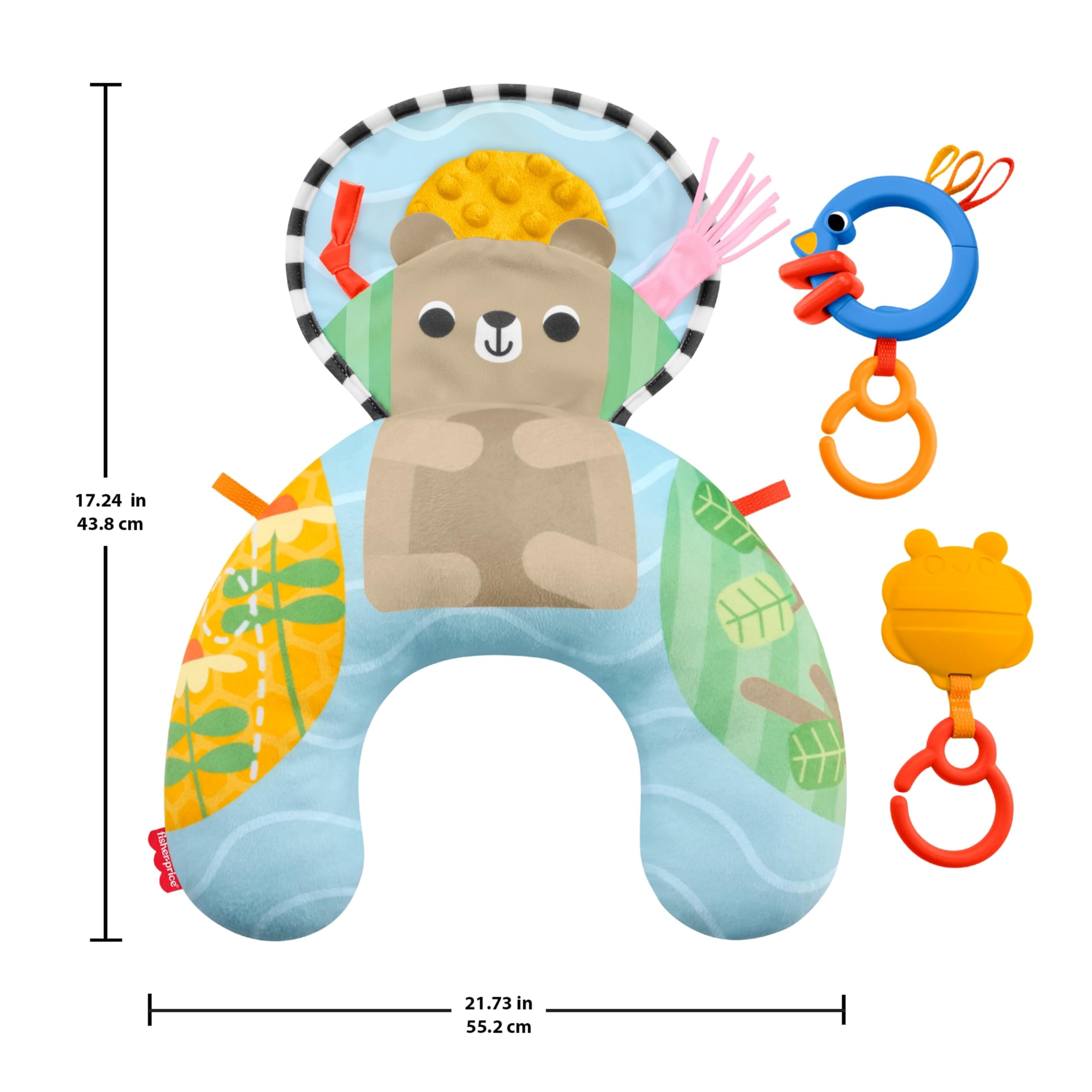 Fisher-Price Sensory Adventures Klin do zabawy na brzuszku
