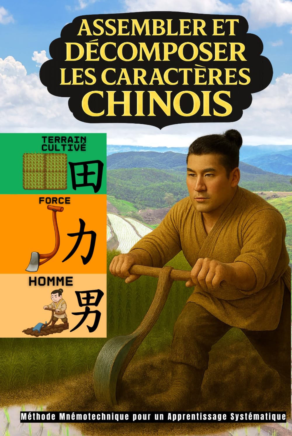 Assembler et Décomposer les Caractères Chinois: Méthode Mnémotechnique pour un Apprentissage Systématique (Livres pour Apprendre la Langue Chinoise Mandarin)