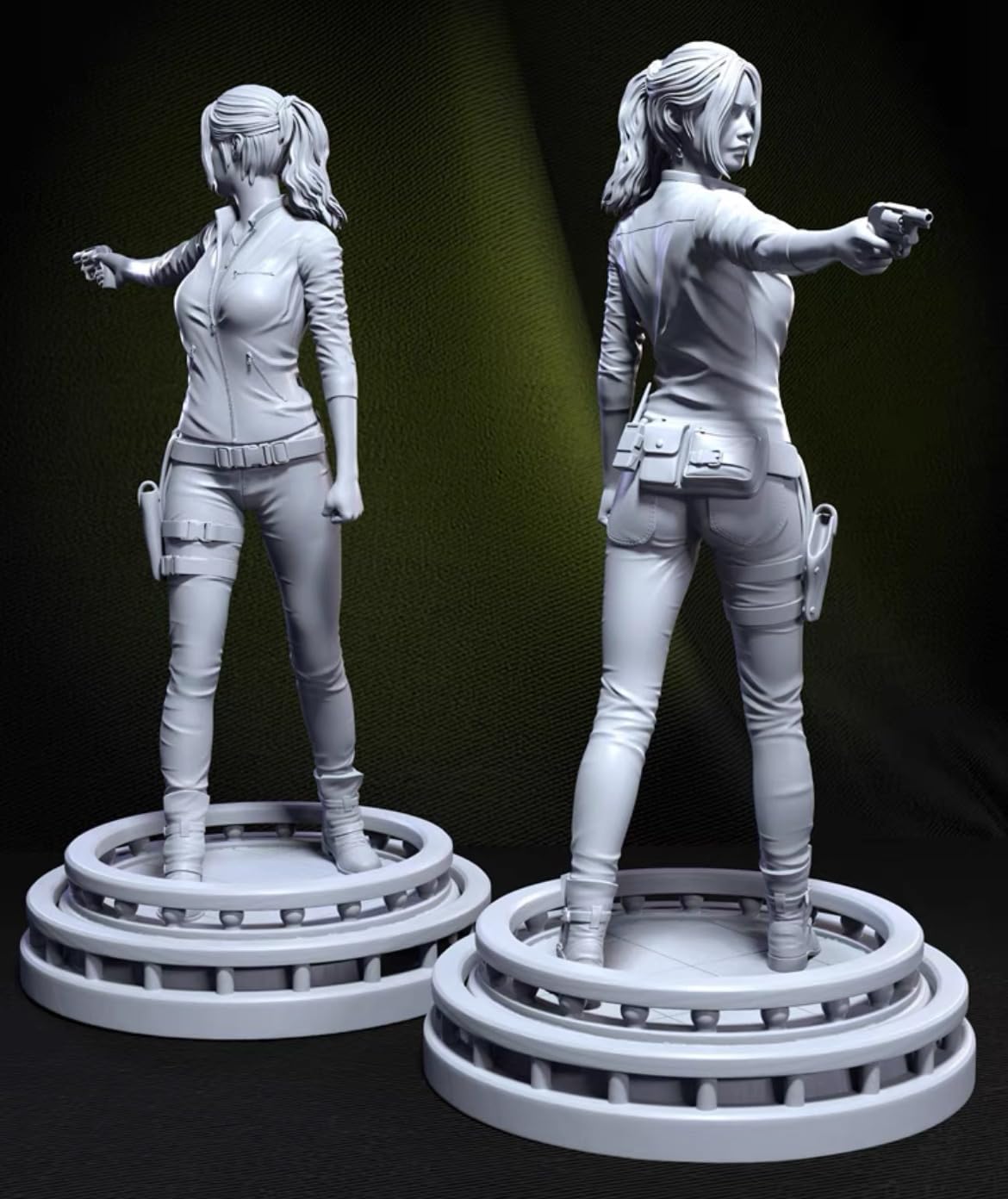 Amazon | 1/8 ガレージキット フィギュア250mm 未塗装 biohazard