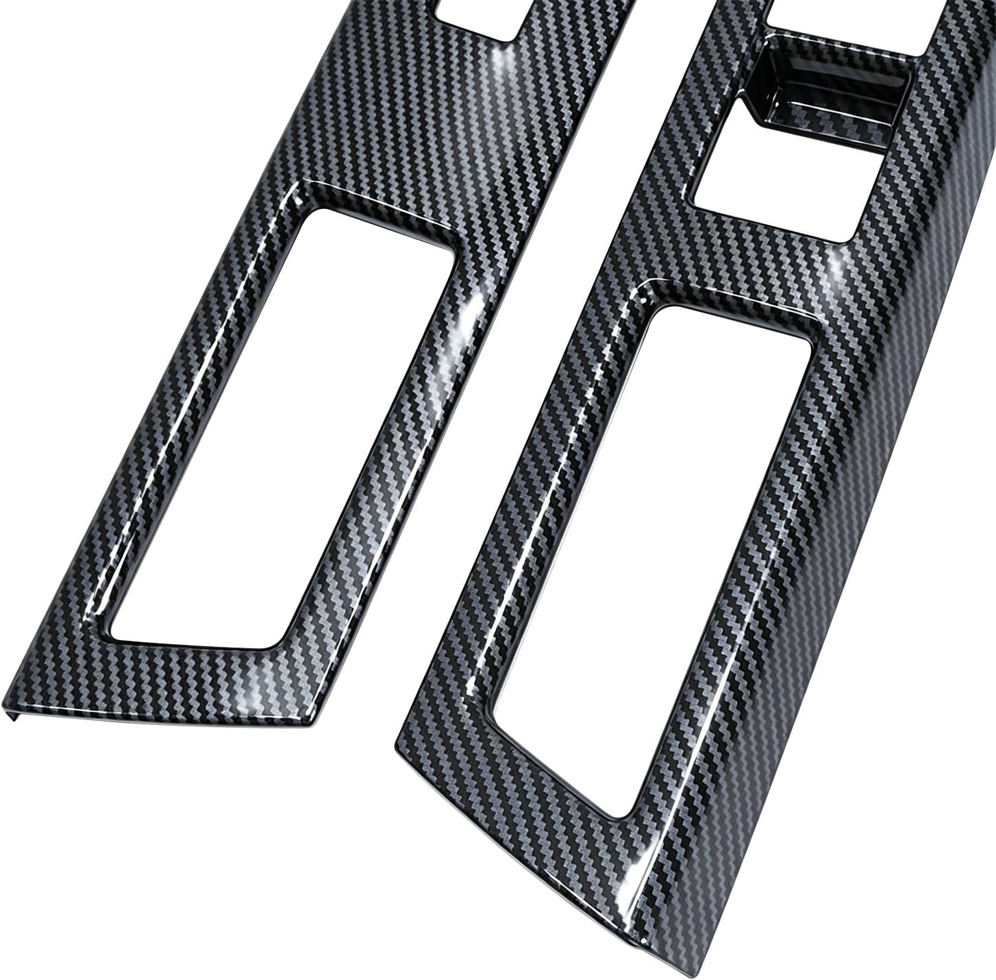 HIGH FLYING Car Window Switch Cover Trim LHD for Subaru | Carbon Fiber Style ABS Material Overlay