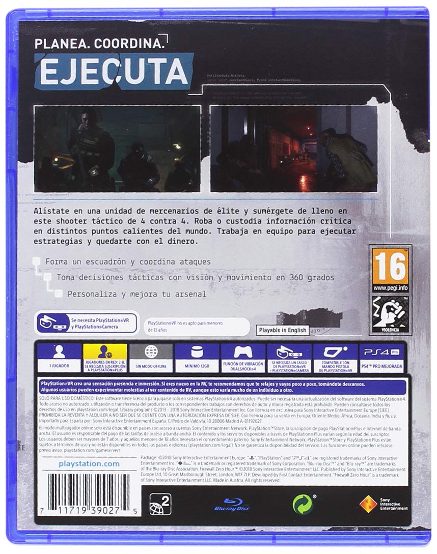 Firewall VR - PlayStation 4 [Edizione: Spagna]
