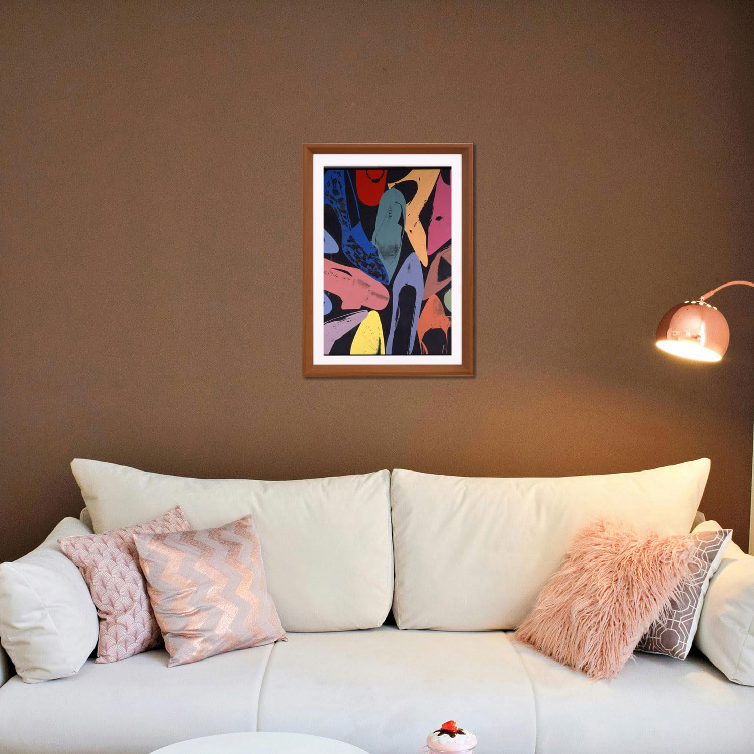 Amazon.com: Andy Warhol Diamond Dust Shoes Framed Wall Art Pop Art