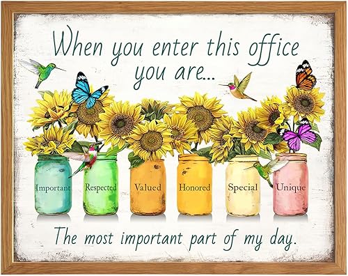 Miniatura 7 de Inspirational Office Wall Art & Decor - Motivational Posters - Positive Quotes Wall Decor - Home Office Decor - Teamwork Wall Art - Inspirational