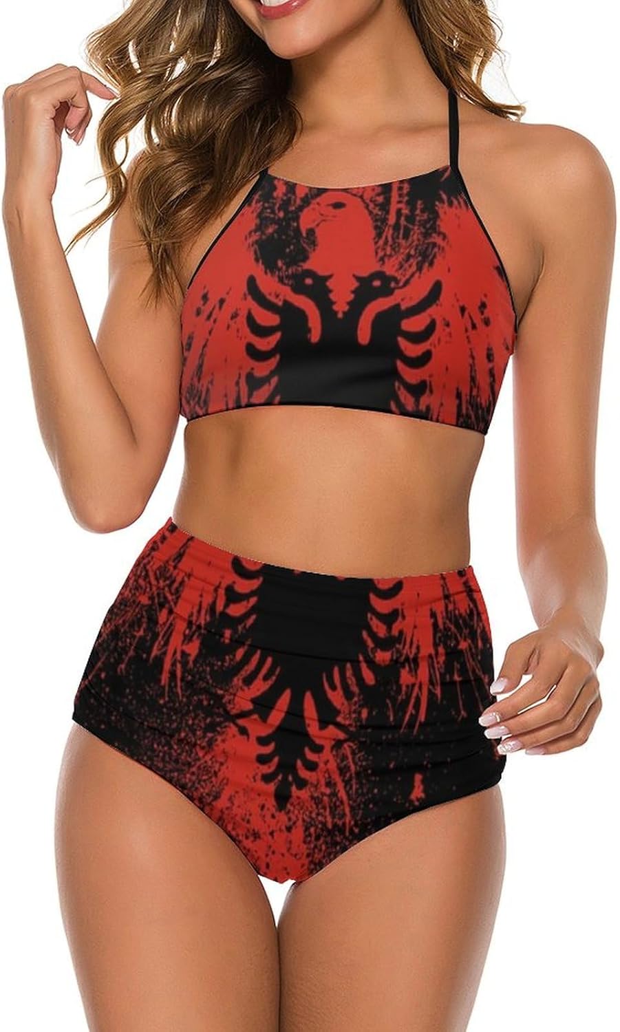 Women's Swimsuit Portugal Flag Two-Piece Swimwear Sets Swimsuits