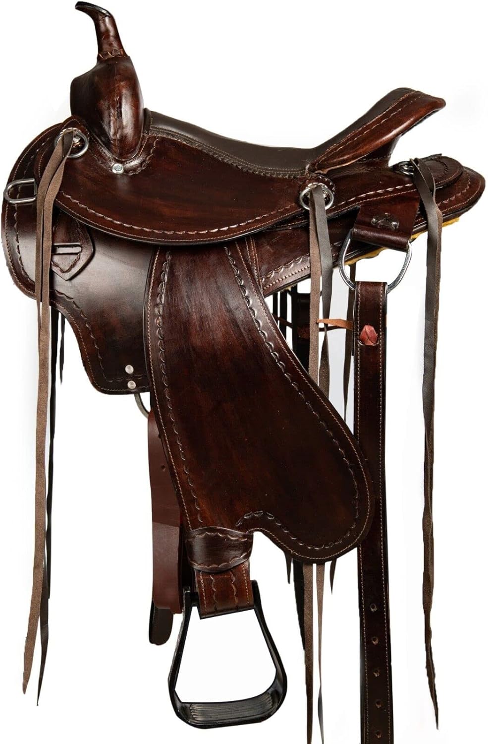 Equitack Western Horse Saddle Leather Trail GAITED Saddle