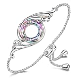 ♥ Rise From the Ashes Phoenix Bracelet Made with Crystals from Austria&comma; Adjustable Slider Bracelet for Women&comma; Packaged with Jewelry Box&comma; Birthday Gift for Women&comma; Symbol of Luck and Renewal