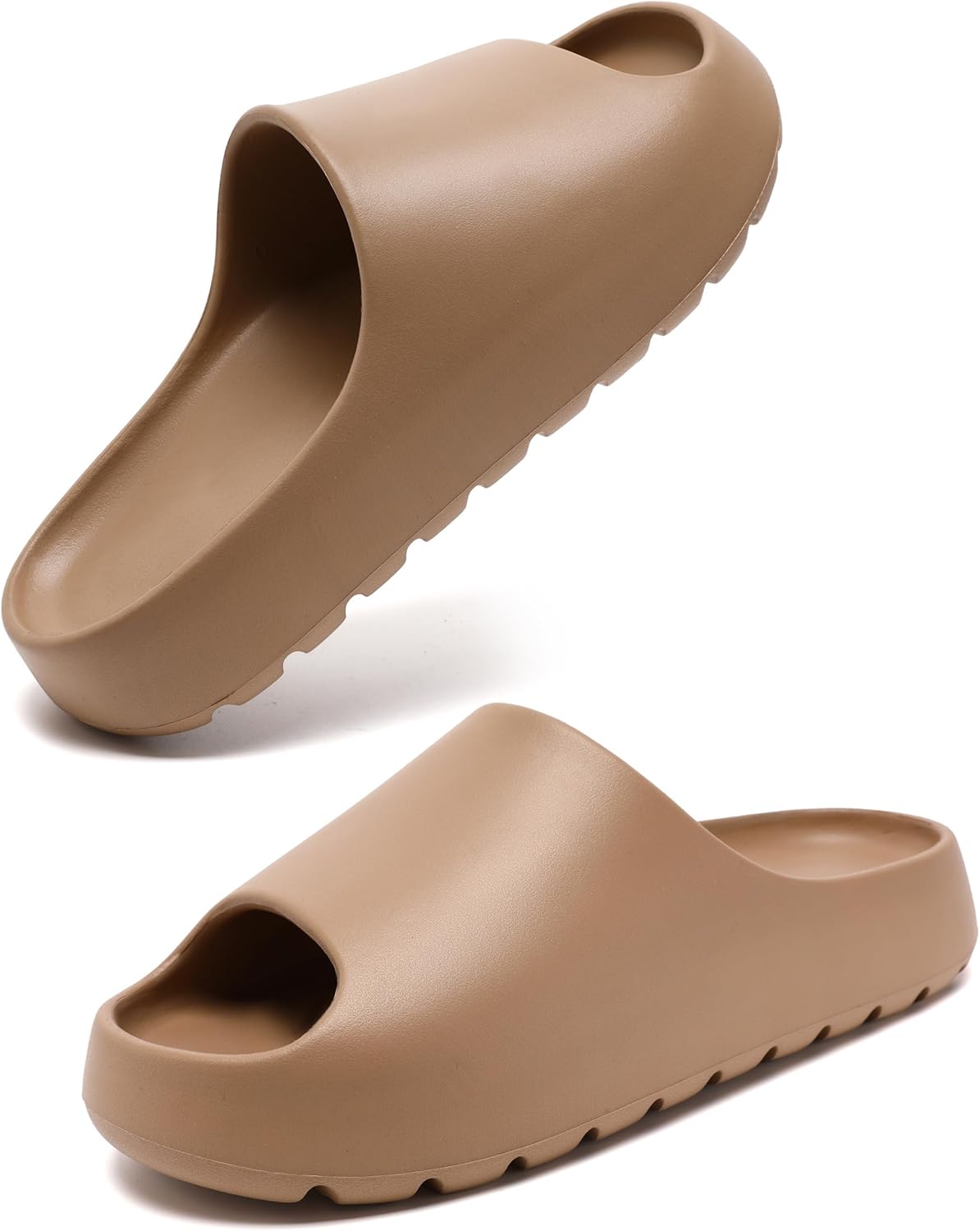 Kiemorgy Cloud Slides for Women Men, Womens Walking Sandals Comfortable, Unisex Shower Shoes Thick Pillow Slippers, Waterproof House Slide Sandals Indoor Outdoor