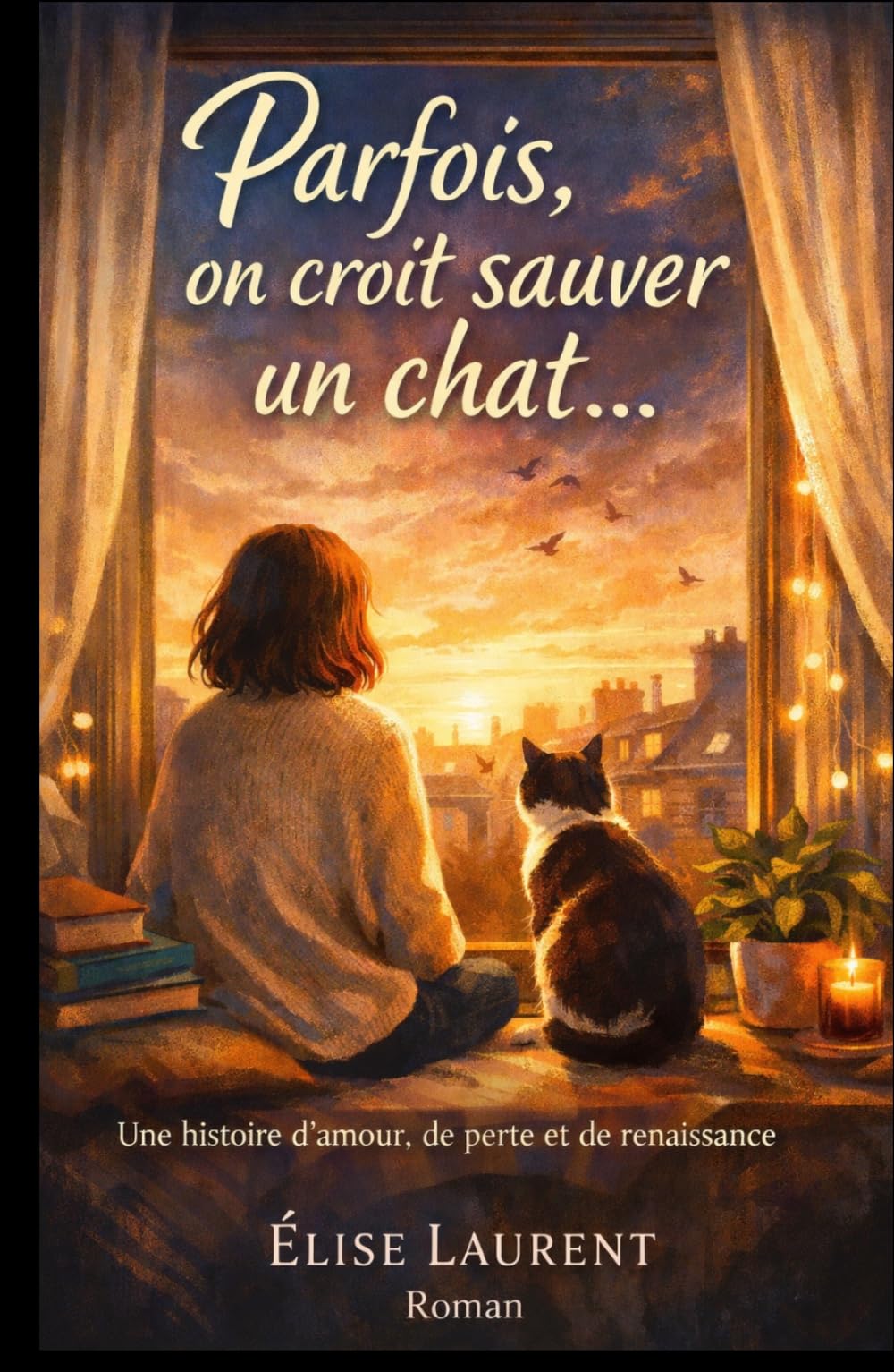 Parfois, on croit sauver un chat…: Une histoire douce, poétique et bouleversante sur l’amour, la perte et la reconstruction