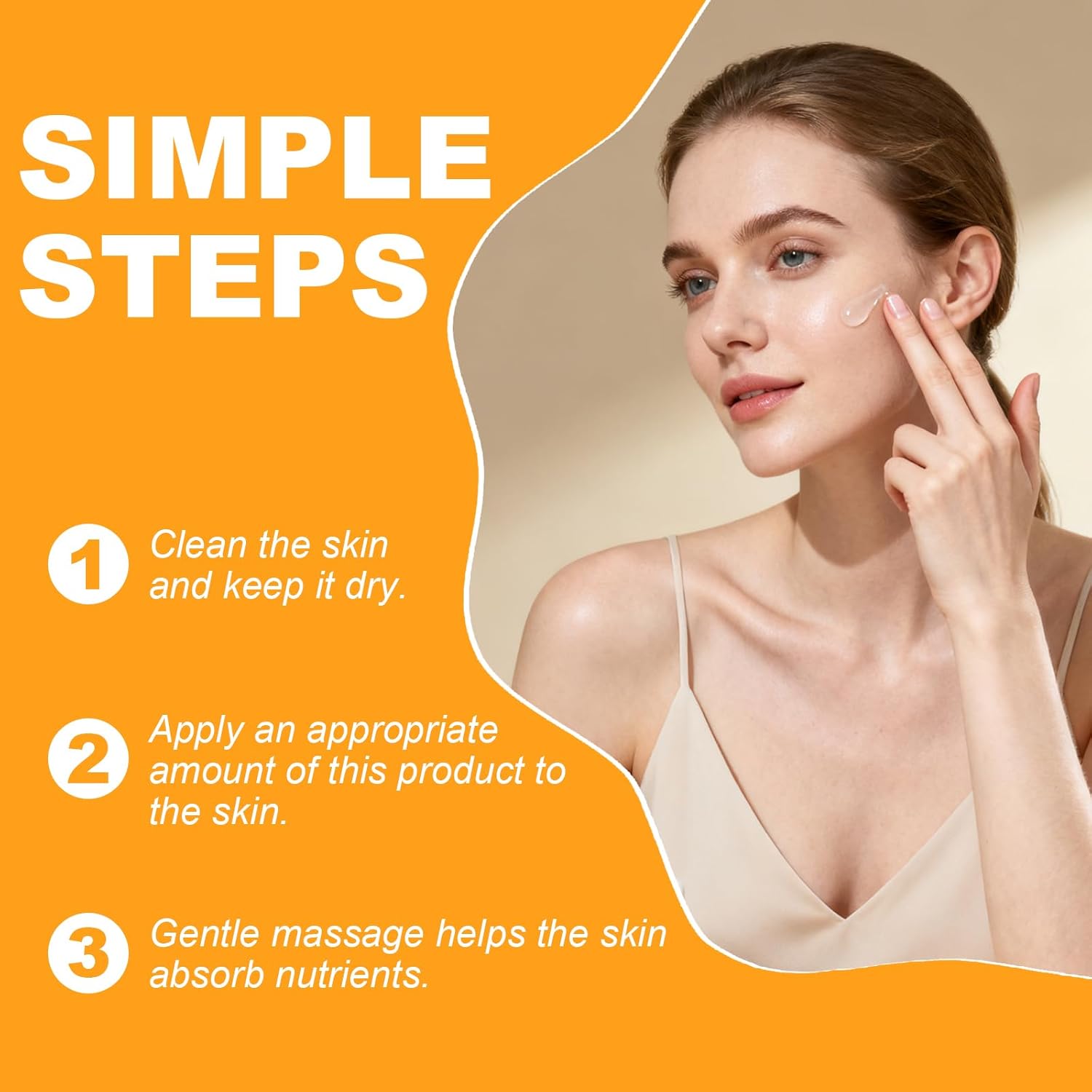 Hydrating Facial Serum with Anti-Aging Complex, Deep Moisture Essence for All Skin Types, Brightening and Skin Repair Formula, 1.69 fl oz - Image 4