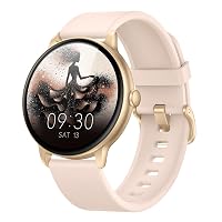 AcclaFit Smartwatch Uomo Donna con Chiamate Bluetooth, Orologio Fitness Rotondo da 1,38"