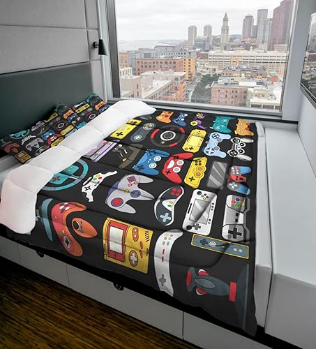 Miniatura 10 de Sunnycitron Juego de edredón tamaño individual con diseño de mariposas moradas 3D para niñas y mujeres, suave, transpirable, resistente a la