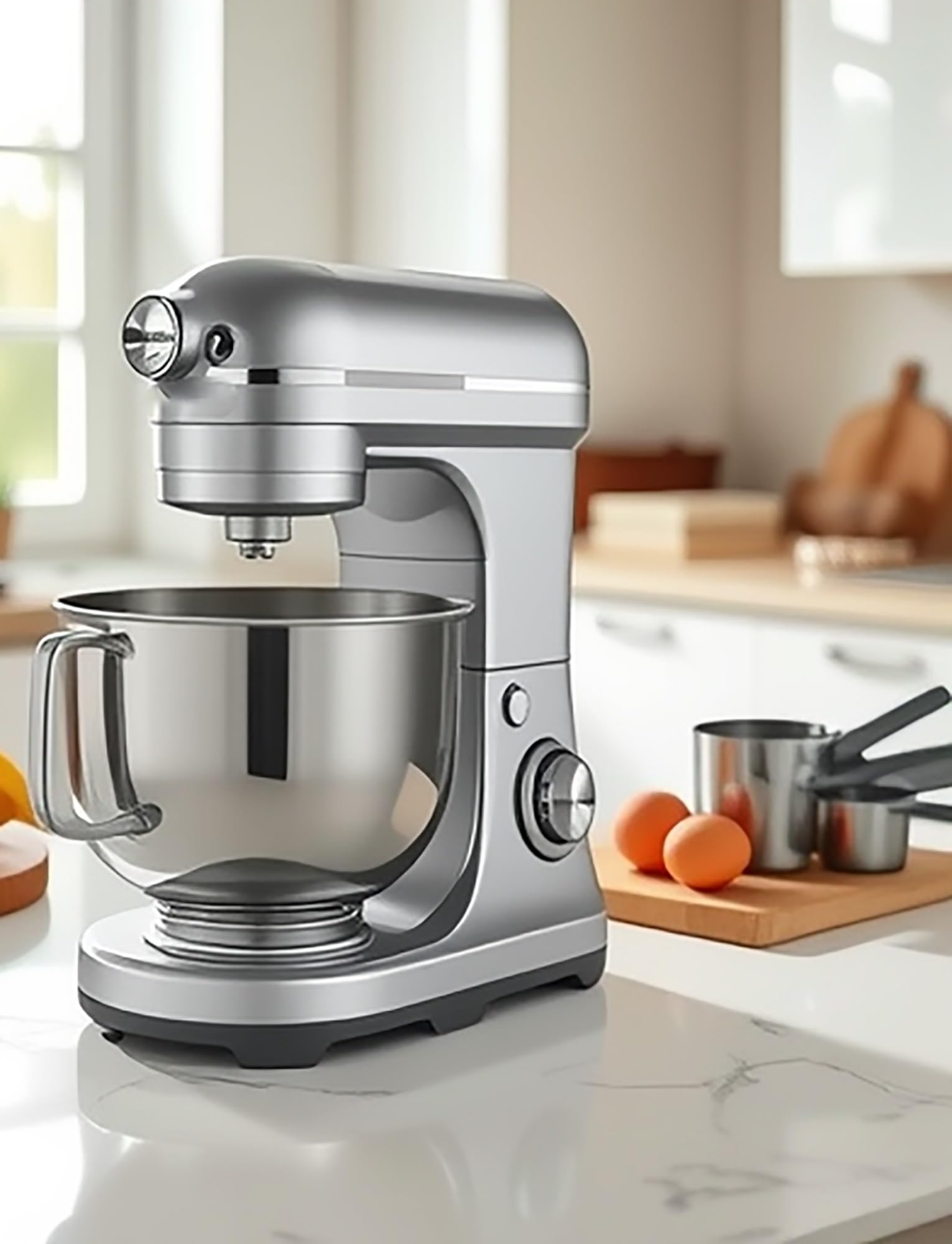 Impastatrice planetaria, impastatrice commerciale, impastatrice di grande capacità da 10 litri, impastatrice elettrica da cucina a 8 velocità con gancio for impastare, gancio for mescolare e sbattitor