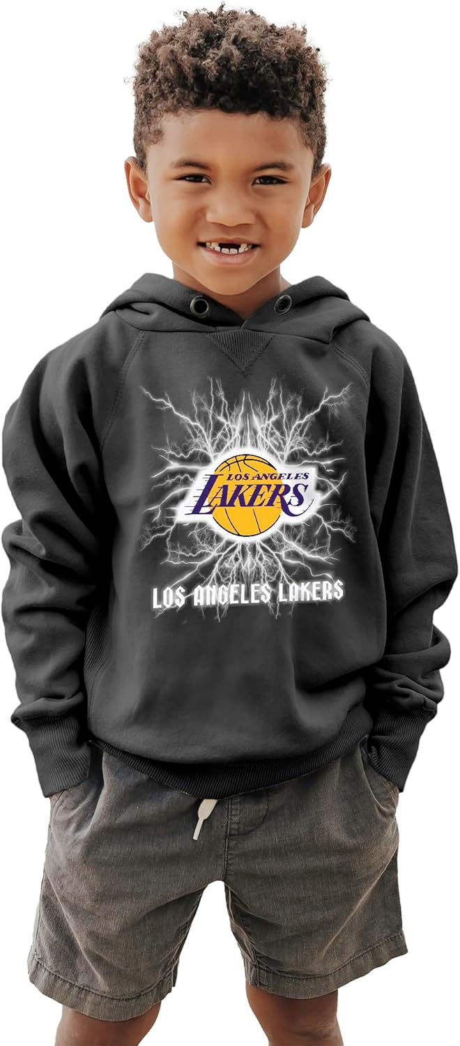 Blue 84 NBA ユニ-チャイルド Nba 公式ライセンス ユース フード付きスウェットシャツ サンドフリース エレクトリック