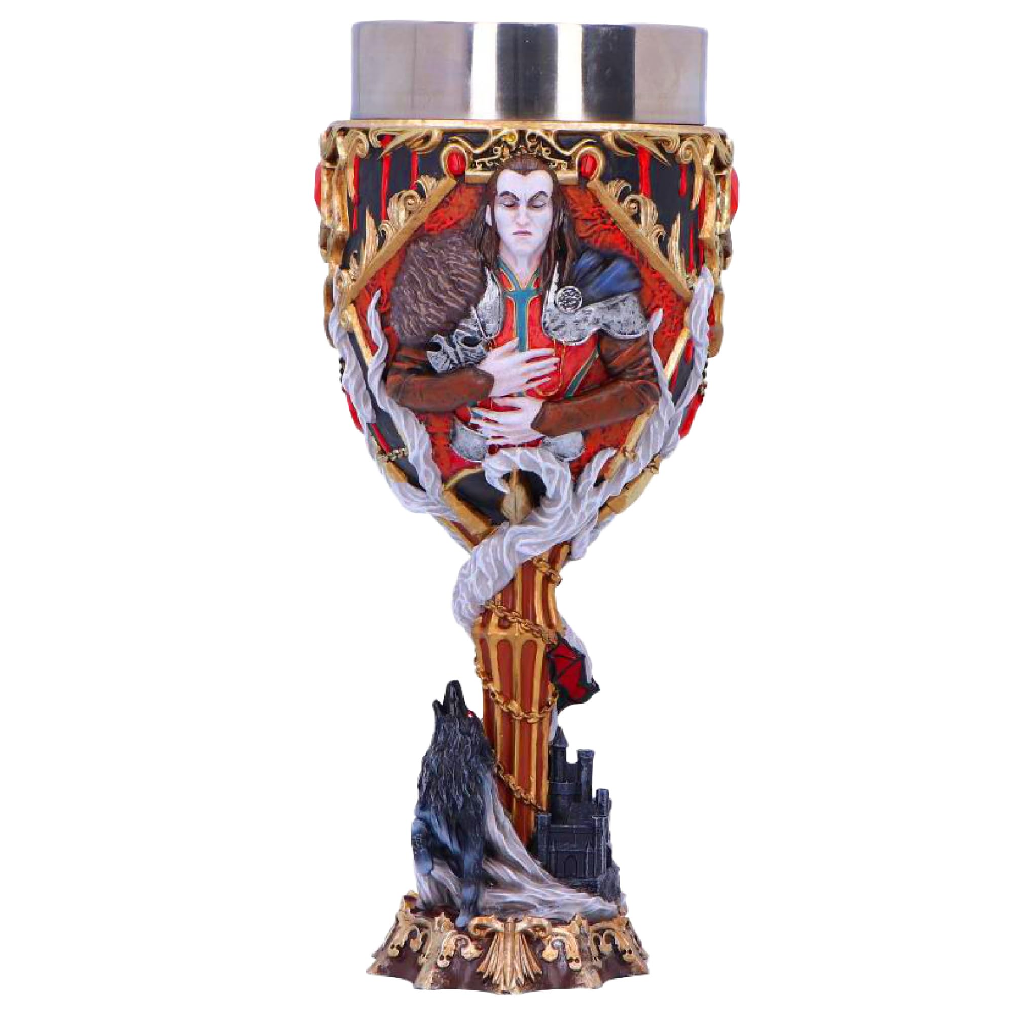 Nemesis Now Dungeons & Dragons Strahd - Copa decorativa de fantasía, diseño gótico medieval, mercancía coleccionable para juegos