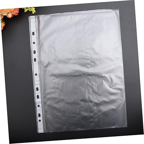 Miniatura 7 de Ciieeo Protectores de página, 100 unidades de archivos de PP, fundas transparentes para documentos, carpetas transparentes, protectores de hojas