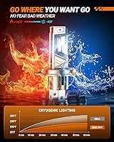 Vista 6 de SEALIGHT S6 Pro HB2 H4 - Faros antiniebla de 52 000 lúmenes, 10 veces más brillantes, con 32 chips, 80 000 horas de vida útil, luz de conducción