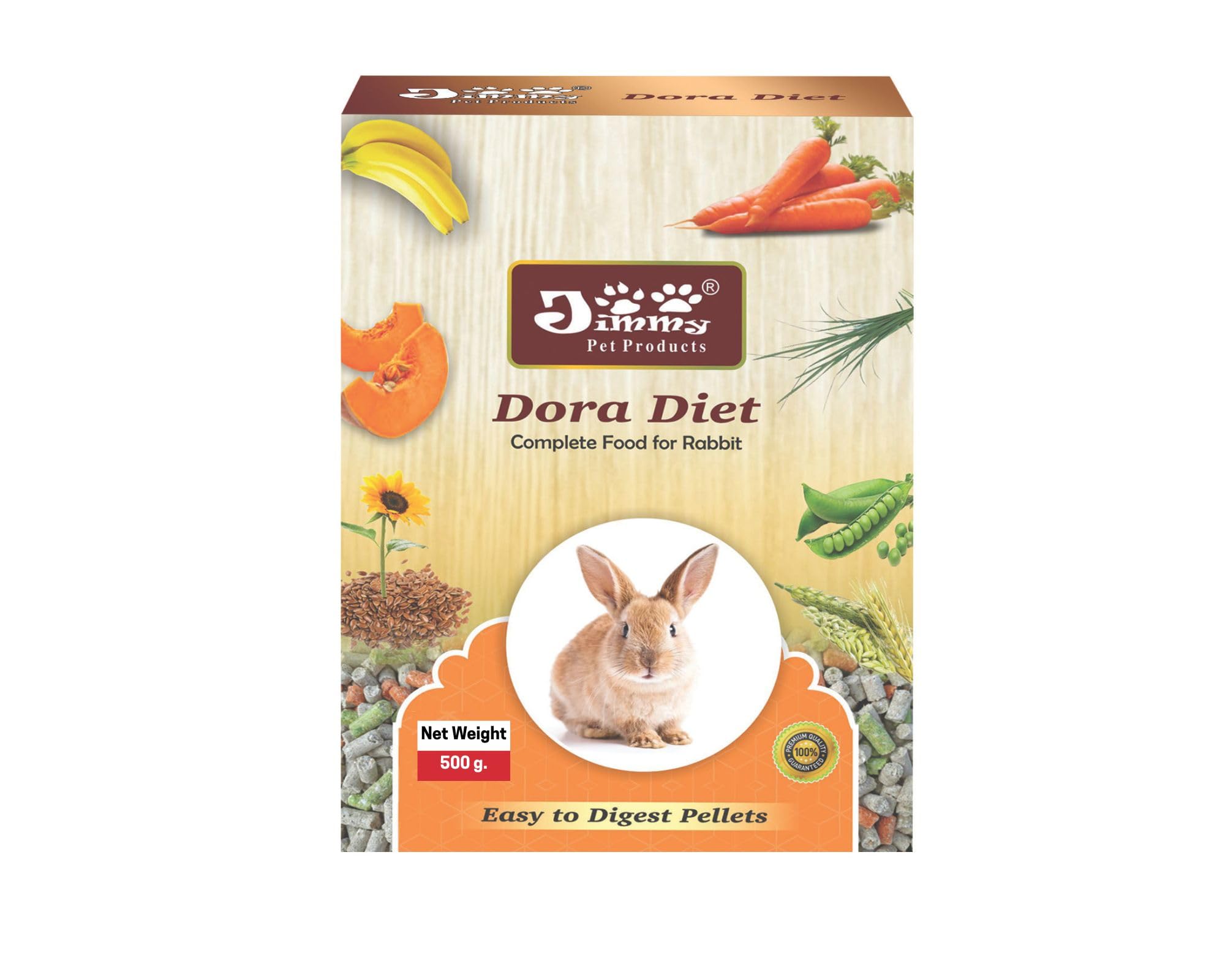 JiMMy Pet Products Dora Diet Food for Rabbit (400gm)-image-37
