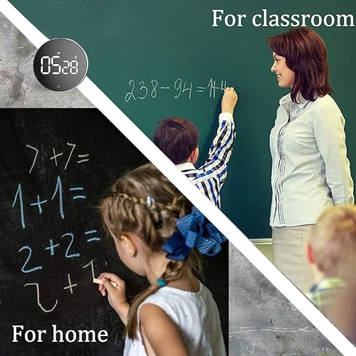 Miniatura 5 de Temporizadores, temporizador de cocina para niños, temporizador de huevos magnético digital de cuenta regresiva para cocinar, silencioso para niños