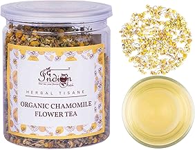 The Indian Chai - Organic Chamomile Flower Tea - 50 Grams | Promotes Relaxation & Supports Rest | Soothes Mind & Calming | Soothing | Caffeine-Free, Natural Flowers | Herbal
